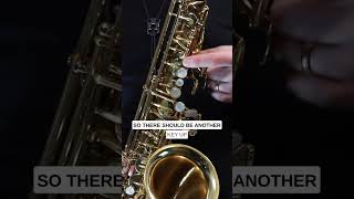 Your First Notes On Sax #saxlessons #saxophone #altosax