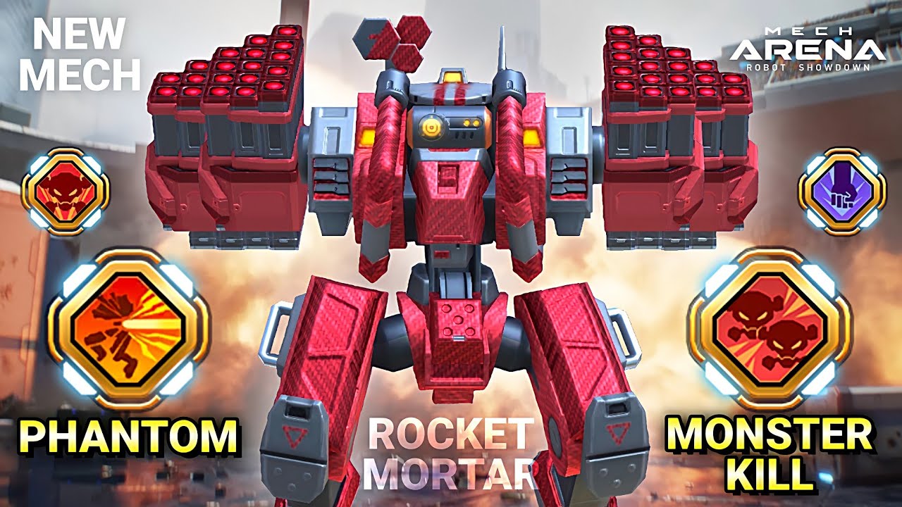 Orion with Rocket Mortar 12 - Mech Arena - Phantom