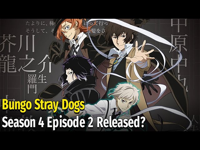 Bungou Stray Dogs 4 Temporada 