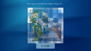 Mijas Spain Print Wall Art | Mijas Village Street Home Decor | Mijas Digital Print | Mijas Horizo... screenshot 5
