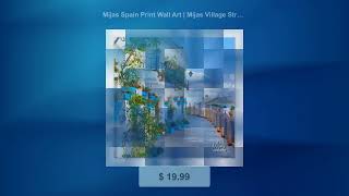 Mijas Spain Print Wall Art | Mijas Village Street Home Decor | Mijas Digital Print | Mijas Horizo... screenshot 4