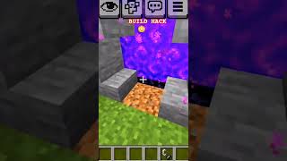 MINECRAFT BUILD HACK 🤯😳😳#minecraft #buildhacks