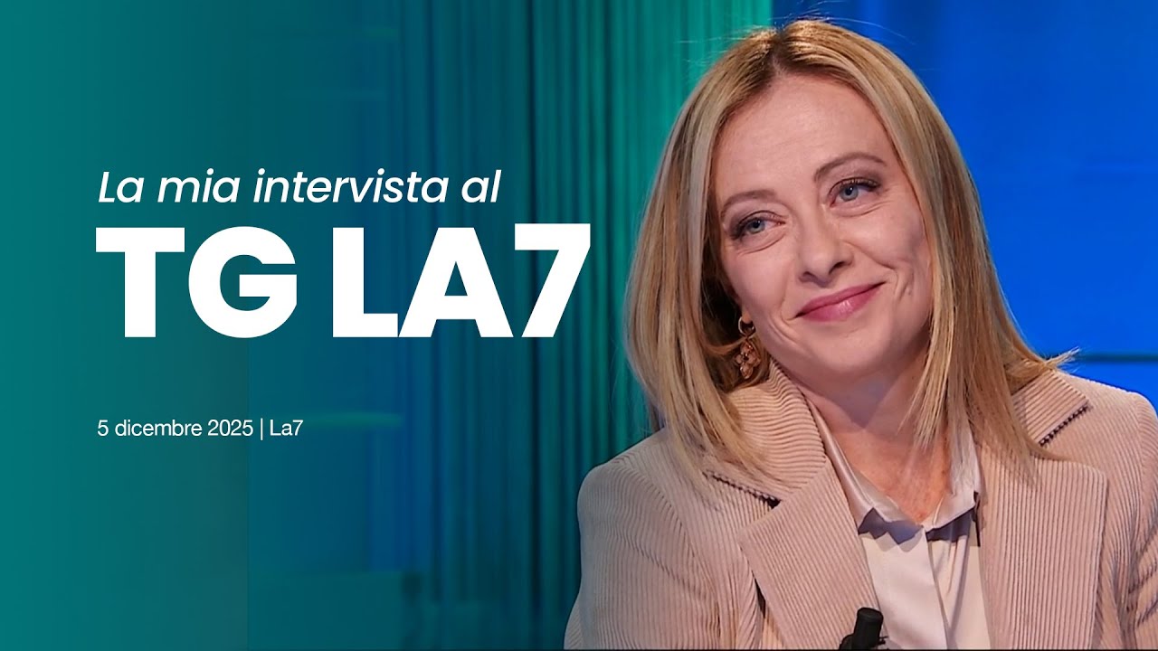 La mia intervista al TG La7 | 5 dicembre 2025 — Transcript