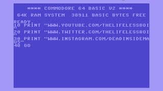 (ASMR) Typing a BASIC program on a keyboard in a C64 emulator while your loud computer is running
