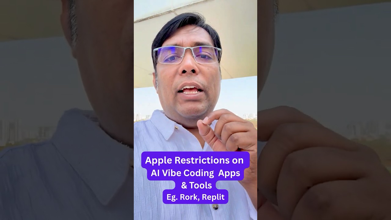 Apple iphone restrictions on vibe coding apps & tools like rork and replit