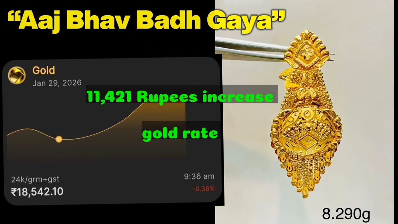 18 Carat Gold Earrings Design | Aaj Sone Ka Bhav Badh Gaya!