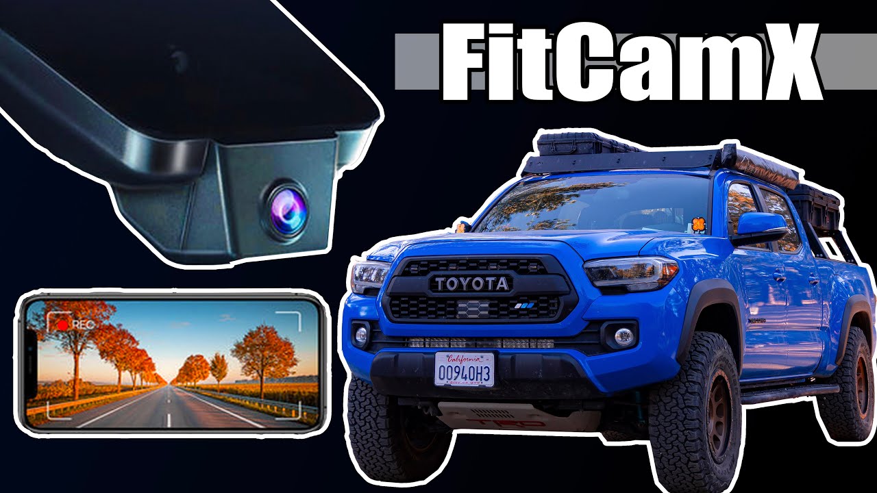 Fitcamx 4K Dash Cam INSTALL and TEST on 2022 Toyota TACOMA 