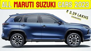 All Maruti Suzuki Cars in India 2023 With Price