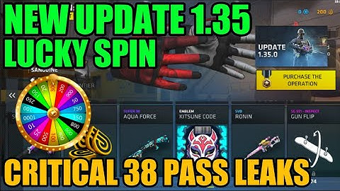 C Ops: New Update 1.35 & Critical 38 Leaks & Lucky Spin Full Information ♥