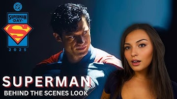 Superman Day - SUPERMAN Behind the Scenes Look Reaction | I am Actually Obsessed 😍
