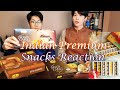 Koreans AMAZED by Indian Premium Snacks & Desserts! | These Indian Snacks were BEYOND BELIEF