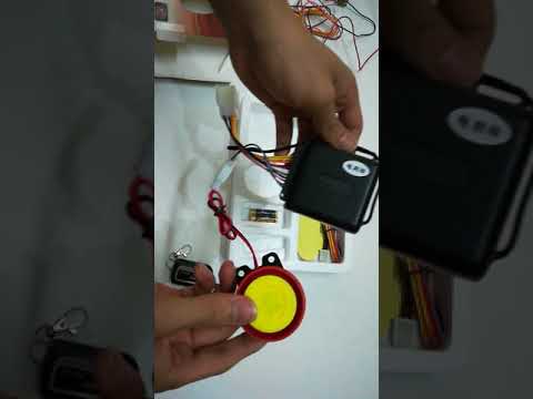 Two Way Alarm Motorcycle Scooter Anti-theft Alarm Remote Engine Start 2 Way Security Alarm