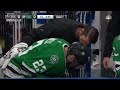 Esa Lindell Slow To The Bench After Blocking Shot