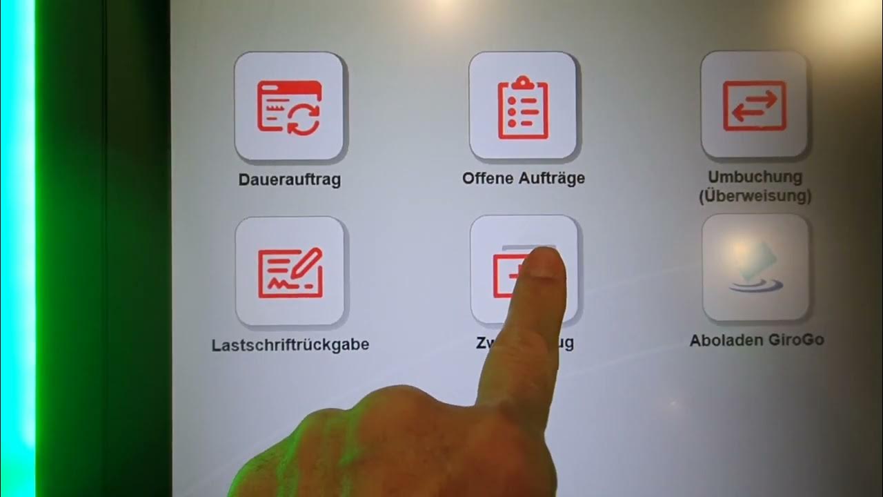 كيفية طبع كشف حساب بنكي من على الاتومات في بنك شباركاسي Sparkasse