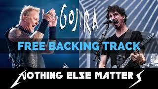 GOJIRA - Nothing else matters - METALLICA - Free backing track - (metal guitar cover)