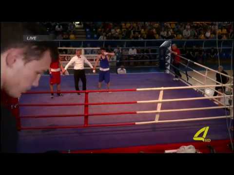 Boxing May 3,2018 Champions Georgia final (64kg)RED Badri Khutsishvili VS BLUE Giorgi Doliashvili.