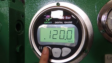 Digital Pressure switch setting