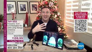 Trexonic 15.4" LED Portable TV w/LongRange Antenna   Sle... screenshot 5