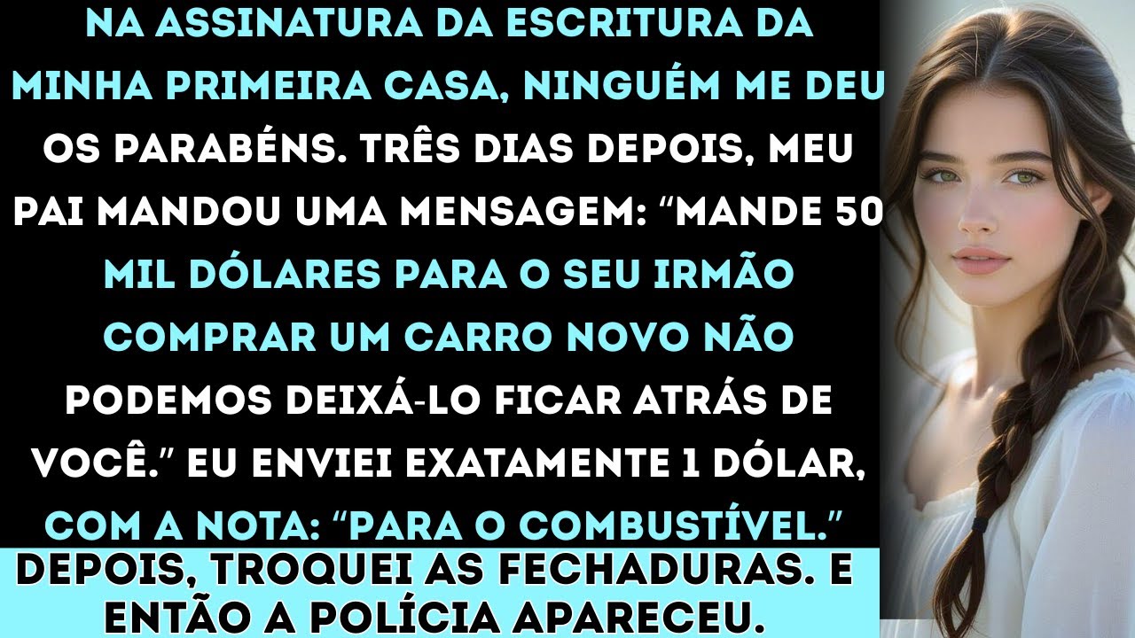 Na assinatura da escritura da minha primeira casa, ninguém apareceu. Três dias depois, minha mãe....