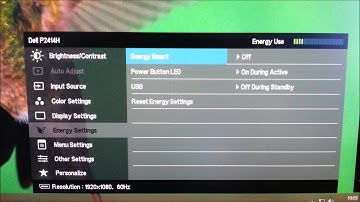 Dell P2414H Menu System (OSD)