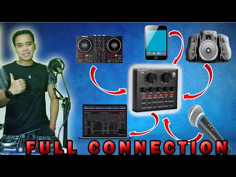 Dj Kevz Tv: Part 2 Full Set Up Connection Dj Controller To V8 Soundcard Tagalog Tutorial