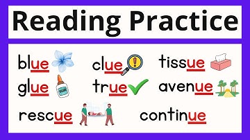 Digraph /ue /Words | Reading Practice with Phonics @uptosixphonics