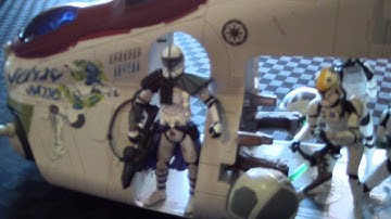 Republic Gunship Star Wars Clone & Arc Troopers.MP4