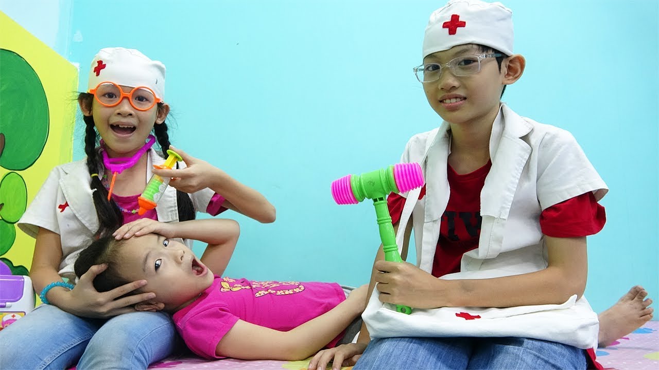 Download Kids doctor pretend play and healthcare for family at indoor playground - Nursery rhymes song babies