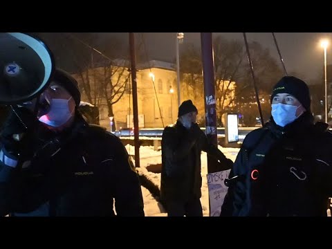 0074 POLICIJA KOT KOPIJA VOJSKE, Protivladni protest, Ljubljana, 10  12  2021