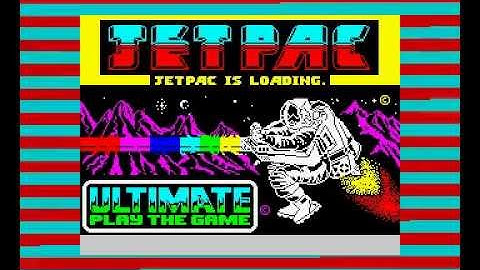 ZX Spectrum 48K Jetpac (Ultimate Play The Game) 1983
