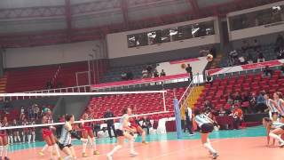Dom Vs Arg Mundial Voley Menor 2015 Fem 2Do Set I
