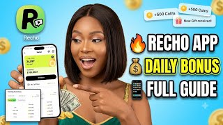 Recho App Tutorial | How to Register, Go Live & Earn Daily Bonus  screenshot 3