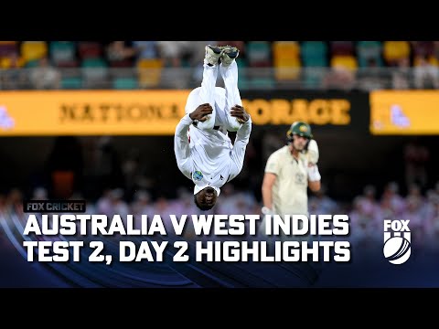 Australia v West Indies - Second Test, Day 2 Highlights I 26/01/24 I Fox Cricket