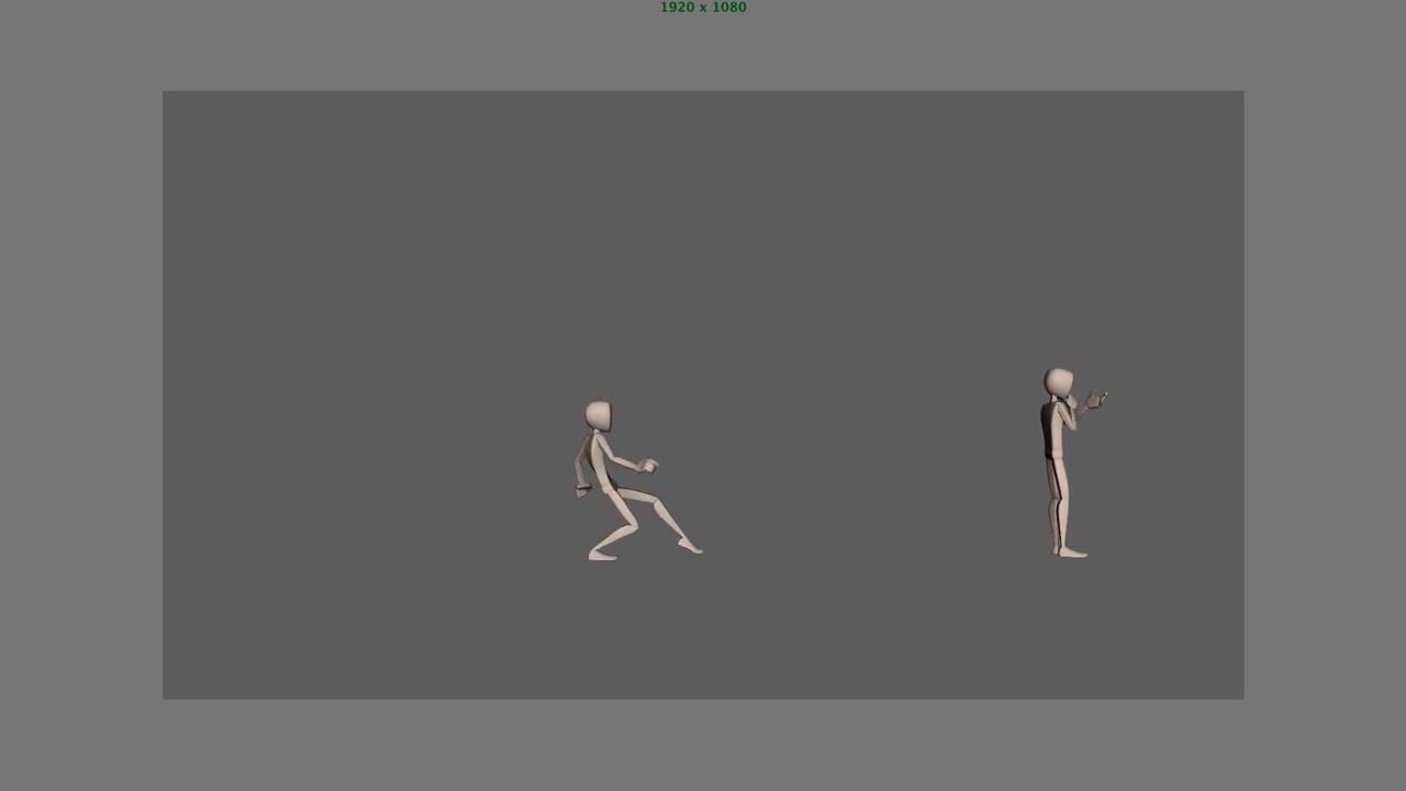 [Maya] 3D Animation: Action & Reaction (Surprise - Sneaking / Squash & Stretch)