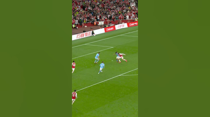 GABRIEL MARTINELLI SCORES LATE WINNER AGAINST MANCHESTER CITY 🙌
