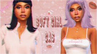 The Sims 4: CAS| SOFT Girl AESTHETIC Inspired CAS + CC LIST screenshot 4