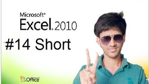 #14 How to Use Short Formula in MS Excel (Hindi/Urdu) Shubham Jangid
