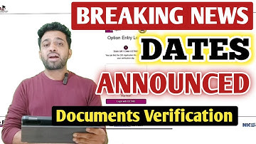 GOOD NEWS for KCET 2025 students | KCET Document Verification 2025 Dates Announced 