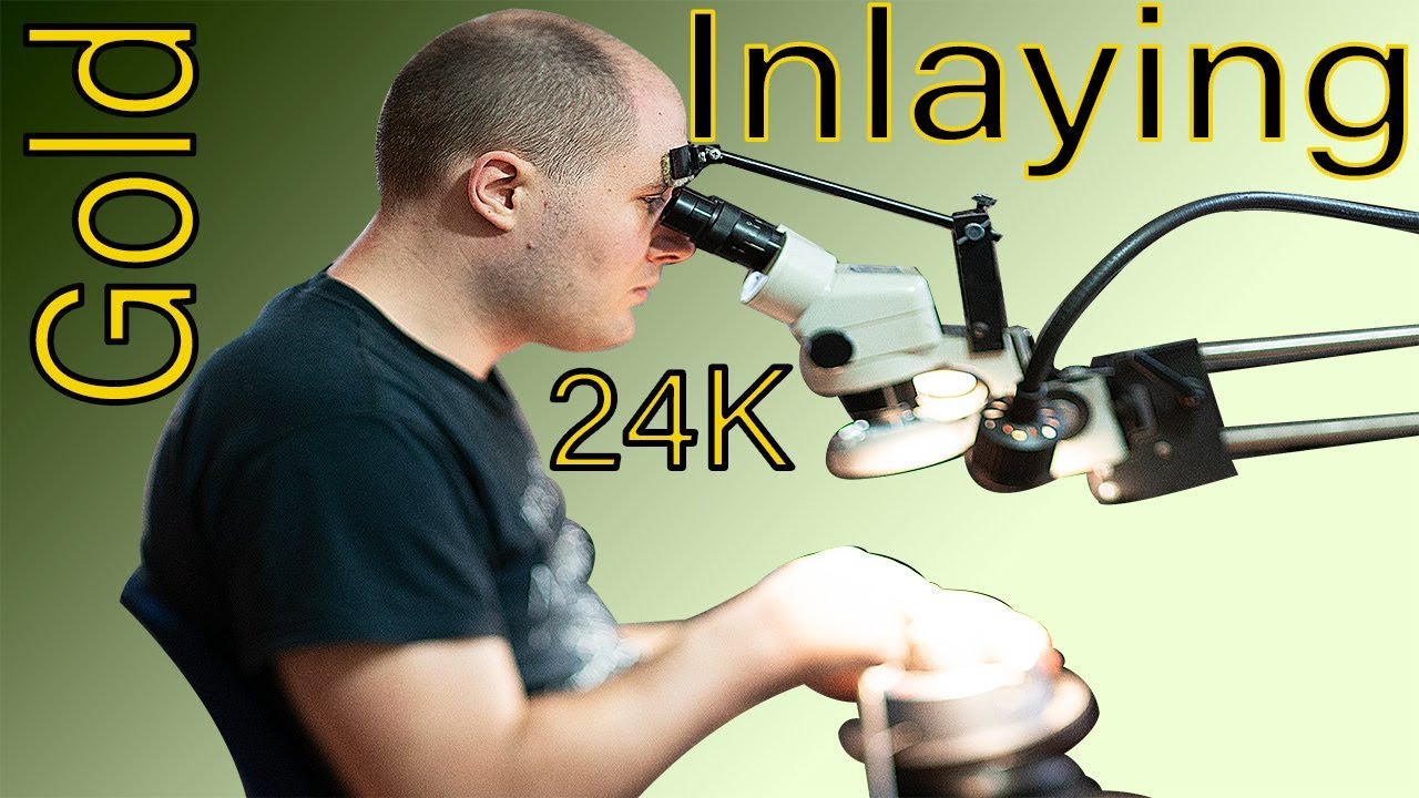PROFESSIONAL GOLDSMITHING 彫金 アラン・リヴィア Inlaying 24K Gold into Dagger - YouTube