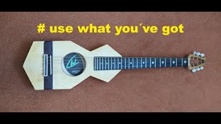 #use what you´ve got 2021 - building a fancy travel guitar