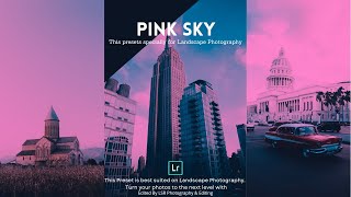 Pink Sky Preset - Landscape Photography | Free Lightroom Presets XMP & DNG | Lightroom Tutorial screenshot 2