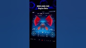 NEW AMG C43 Engine Data Menu #mercedes #amg #c43