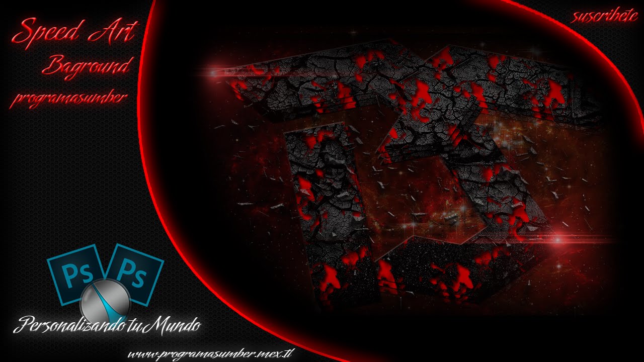 SpeedArt GFX Background // Programasumber - YouTube