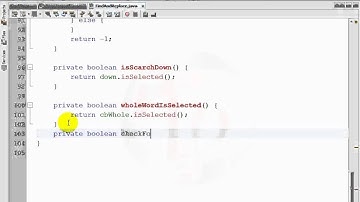 Java Notepad Project(Find And Replace)-part 12