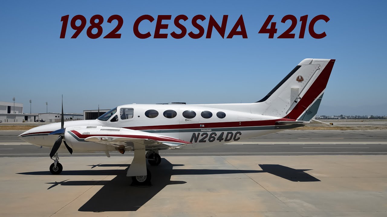 1982 421C Flight to Hawthorne (For Sale) - YouTube