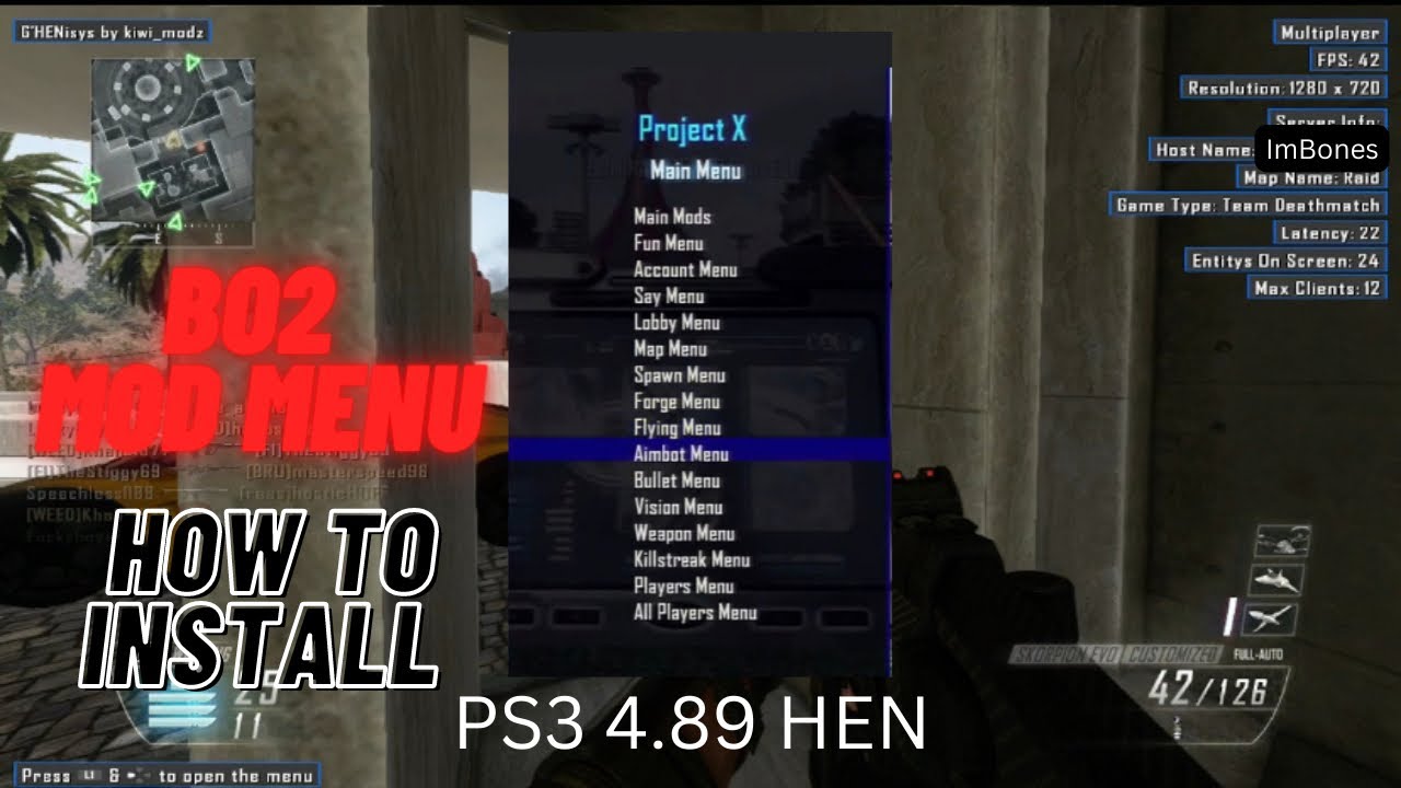 non jail broken ps3 mod menu download gta5 ps3 / X