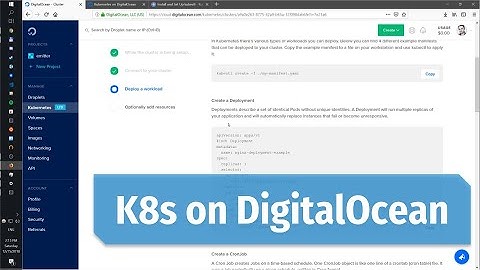 Setting up Kubernetes Cluster on DigitalOcean