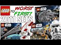 Lego worst to first  all lego star wars 2011 sets