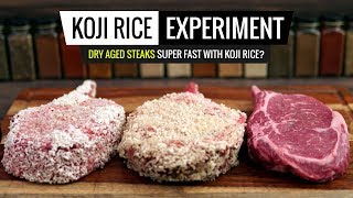 Sous Vide KOJI RICE Experiment  Dry Aging in 48hrs  Does it WORK?