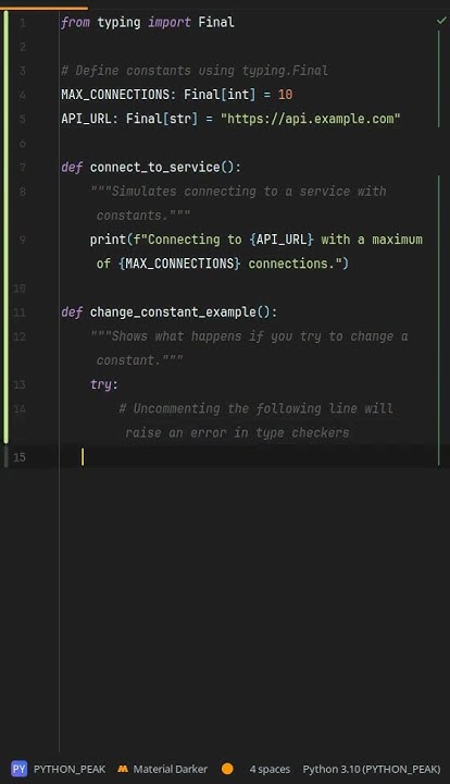 How to enforce constant variables in Python? Create Constant Variables ...